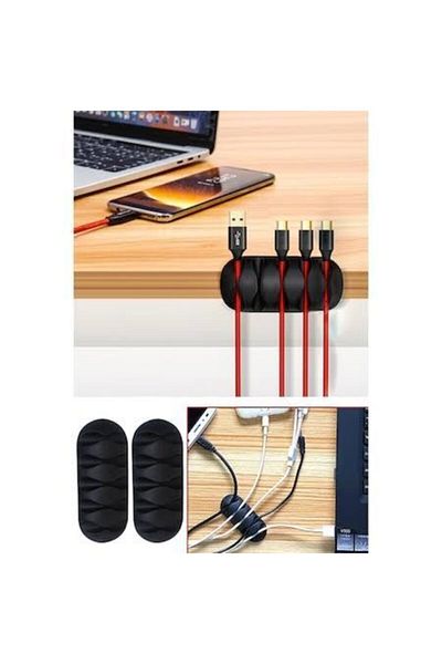 CMT 5 Channel Black Cable Holder - Set of 3