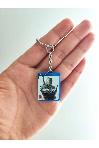Cosmic Star The Witcher Wild Hunt PS4 Oyun Kutusu Anahtarlık