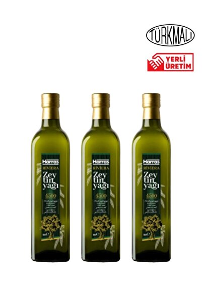 Harras ZEYTİNYAĞI RİVİERA 500 ML X 3 ADET HARRAS CAM ŞİŞE