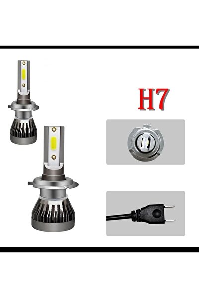 POBO H7 Xenon Zenon Far Güncel Model Led Ampulü Csp Yüksek Lümen Zenon Led Ar...