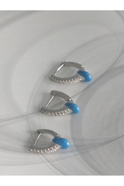 Siya Silver VIP Series - Zircon Stone 3-Piece Women's Earring Set