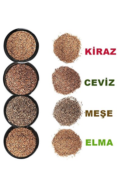 GreenGarden Tütsüleme Aroma Talaşı - Mangal Barbekü Fümeleme Tütsü Ve Aroma Talaşı 4'lü Set