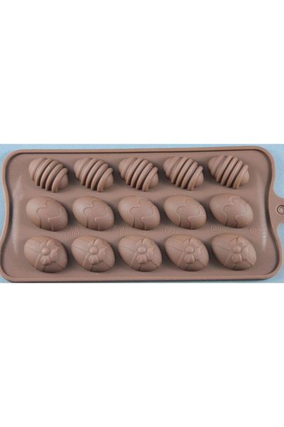 Pasta Egg Silicone Mold Chocolate Soap Scented Stone Candle Epoxy Mold 15 Holes