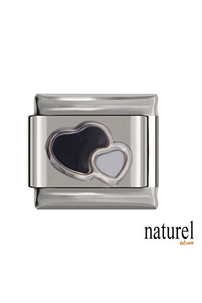 Naturel Tılsım Italian Stainless Steel 9mm Heart Charm