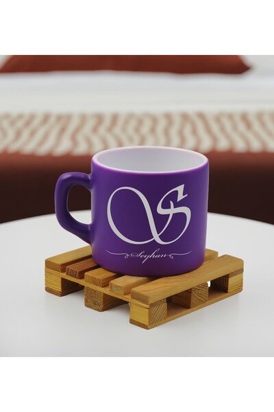 Bk Gift Kişiye Özel İsimli Mor Renkli Middle Çay & Kahve Fincanı-5, Arkadaşa ...