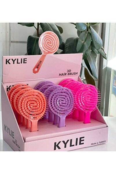 TUEMTU Perie de păr ovală Kylie Pro 3d și pieptene