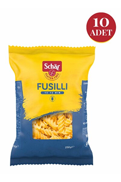 Schar Fusulli Glutensiz Burgu Makarna 250 gr (10 ADET)