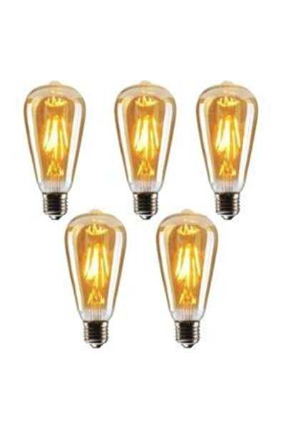 Cata 6w Amber Renk Rustik Led Ampul Ct-4284 5 Adet