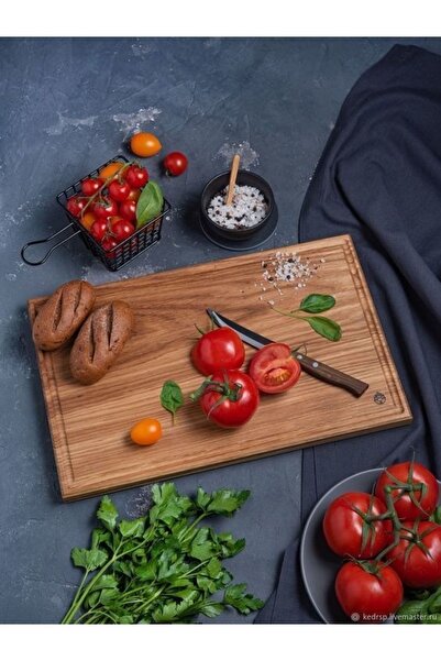 - Kasap Kesme Tahtası (CEVİZ AĞACI 35X20CM)
