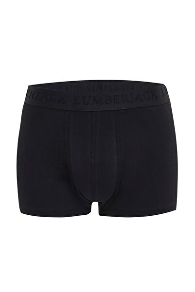 lumberjack MB SATEN 3LU 30NK35 4FX Siyah Erkek Boxer
