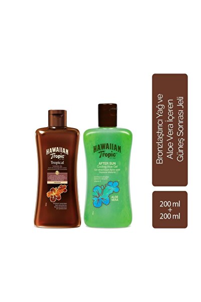 Hawaiian Tropic Avantajlı Bronzlaştırıcı Ve Güneş Sonrası Bakımı Seti
