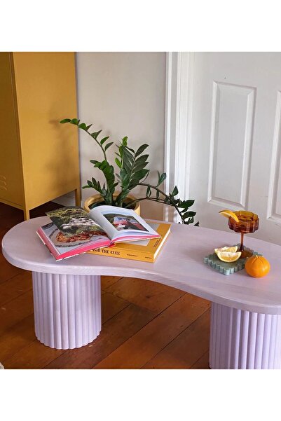 BÜYÜK İNCİ GEOMETRİK ŞEKİLLİ ORTA SEHPA