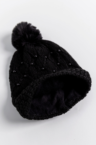 Babymod Pearl Decorated Pompom 9-15 Years Old Girl's Beret