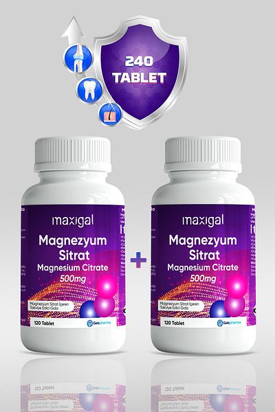 Maxigal Advantage Magnesium Citrate 120 Tablets