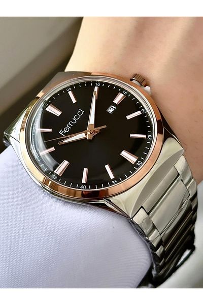 Ferrucci  Men's Metal Cord Wristwatch