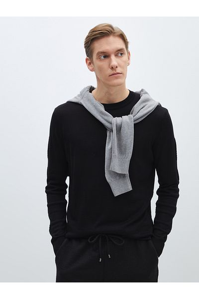 LC Waikiki Men's Knitwear Sweater - Long Sleeve, Crew Neck