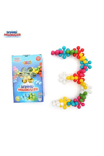 Sole Educational and Fun Cute Molecules - 18 Pieces