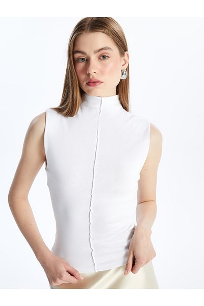 LC Waikiki Damen-Tanktop mit Stehkragen