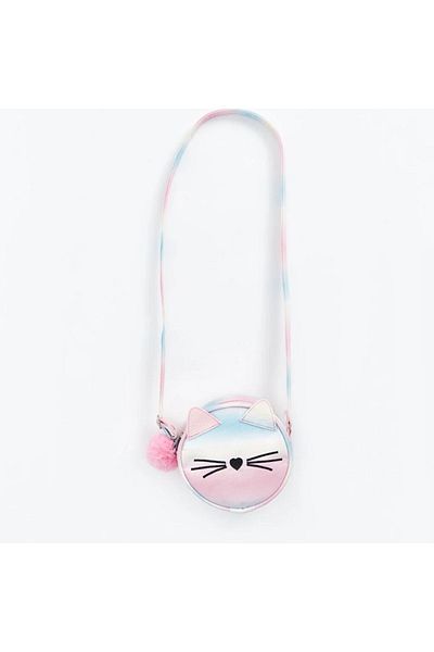 LC Waikiki LCW ACCESSORIES Geantă crossbody pentru fetiță cu patch brodat 3D