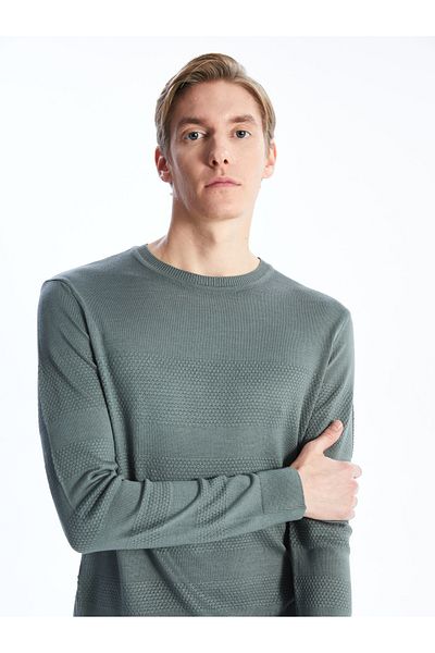 LC Waikiki Ανδρικό Πλεκτό Πουλόβερ - Μακρυμάνικο, Crew Neck