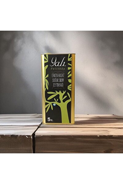 YALI PELİTKÖY Erken Hasat Soğuk Sıkım Zeytinyağı 5 Lt. Teneke