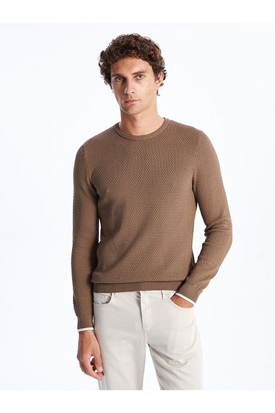 LC Waikiki Ανδρικό Πλεκτό Πουλόβερ - Μακρυμάνικο, Crew Neck