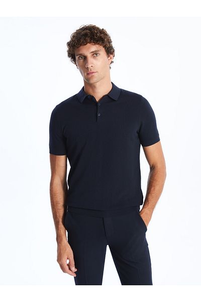 LC Waikiki Men's Polo Neck Sweater - Short Sleeve