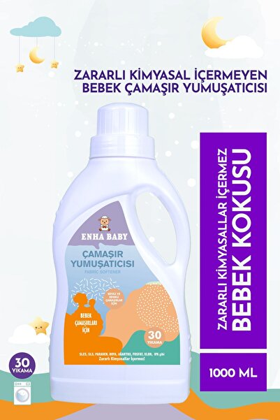 ENHA BABY Zararlı Kimyasallar İçermeyen Bebek Çamaşır Yumuşatıcısı -Bebek Kok...