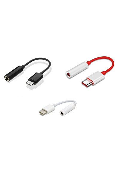 MAGİTOPTAN Type C Kulaklık Dönüştürücü Type-C To 3.5mm Jack Çevirici Aux Adaptör