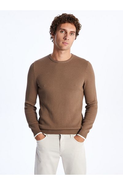 LC Waikiki Ανδρικό Πλεκτό Πουλόβερ - Μακρυμάνικο, Crew Neck