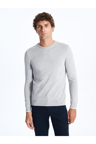 LC Waikiki Ανδρικό Πλεκτό Πουλόβερ - Μακρυμάνικο, Crew Neck