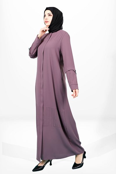 Beyza Dusty Rose Color Ριμπ Φεράκι με φερμουάρ 3970 - Πλαϊνή τσέπη