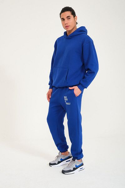 FEEL STYLE Σετ φόρμας Premium Kangaroo Pocket Hooded - MAKE PROUD OF YOURSELF