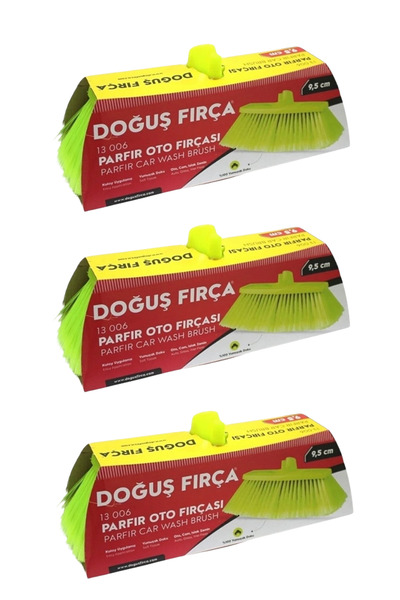 Doğuş Auto Wash Brush Parfüm, 3 Pcs Car Wash Brush Soft, No Scratch Washing Brush