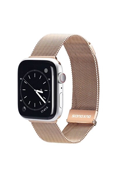 Dux Ducis Apple Watch 42/44/45mm Için Milanese Premium Milano Loop Kayış Kord...