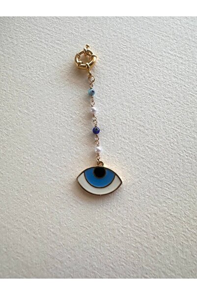 ODDA TASARIM ATÖLYESİ Blue Patterned Eyed Bikini Set