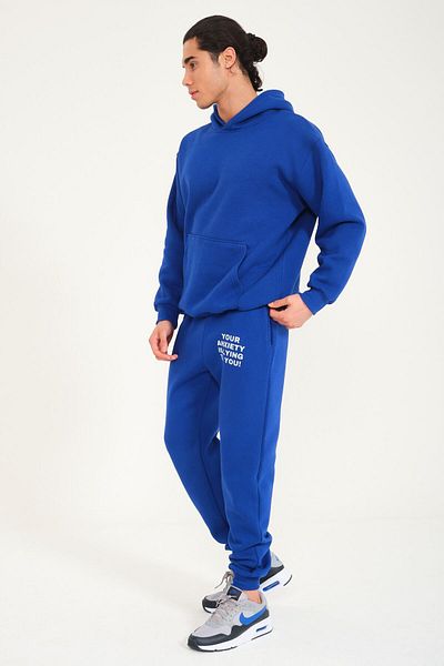 FEEL STYLE ΤΟ ΑΝΘΕΙΑ ΣΑΣ - Σετ φόρμας με κουκούλα Kangaroo Pocket Premium