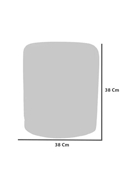 Zem Long Line Puf, Gri Gold