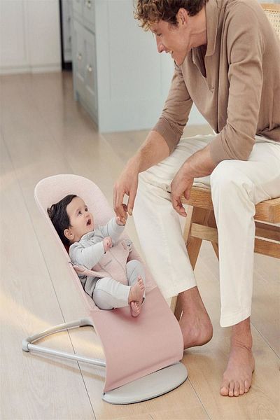 BabyBjörn Balance Bliss Baby Carrier - Cotton 3D Jersey, Pink