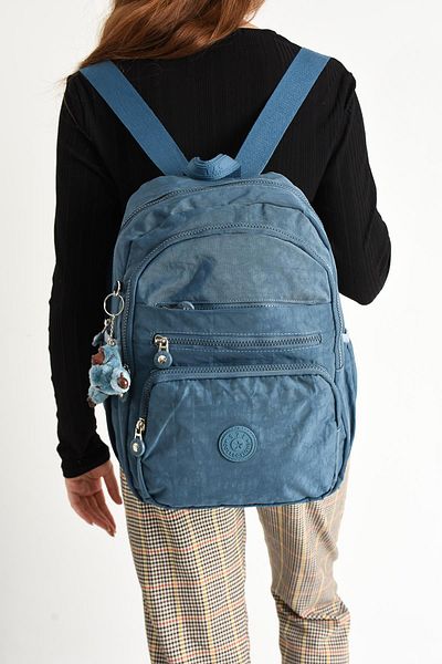 571 Collections Çanta Ultra Light Unisex Blue Backpack - Πολλαπλές τσέπες, μεσαίο μέγεθος (Μοντέλο: 571-4B)