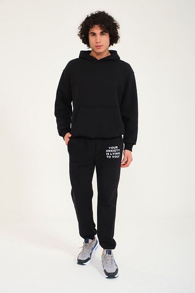 FEEL STYLE ΤΟ ΑΝΘΕΙΑ ΣΑΣ - Σετ φόρμας με κουκούλα Kangaroo Pocket Premium