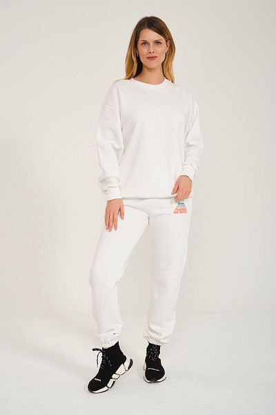 FEEL STYLE Σετ φόρμας 0 γιακά Premium - LOVE SMILE BREATH THANKS BE OKAY Printed