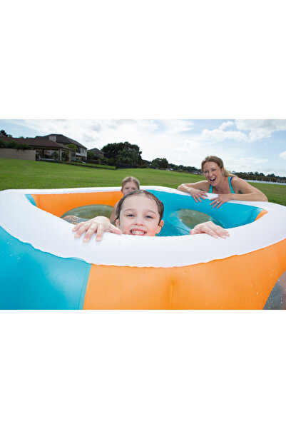 BESTWAY Su Pompalı- 51132 Büyük Şeffaf Pencereli Şişme Havuz
