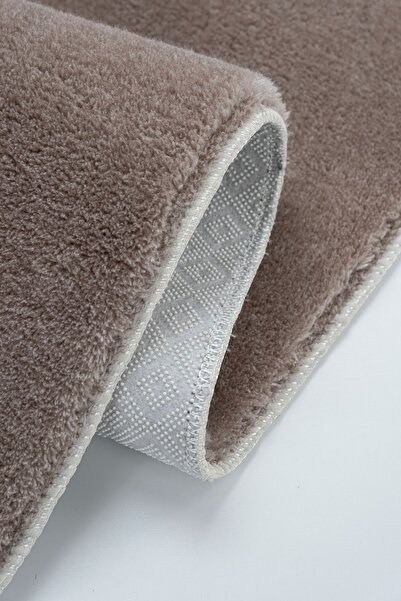 Valery Home Vl Washable Premium Pompom Fringed Non-Slip Base Post Plush Bath Mat Set of 2 Brown