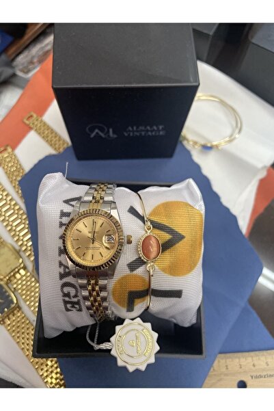 Sportive Çelik küçük boy Vintage kadın saati