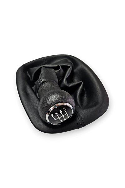 Vass41 For VW Passat B5.5 2001-2005 Black Forward Gear Shift Knob Gaiter Frame