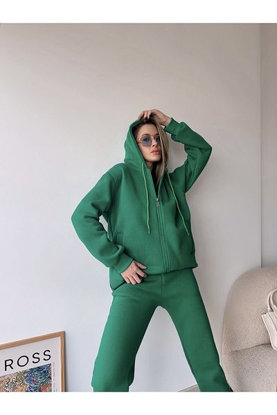 FEEL STYLE LargE SizE HoodEd Long Tracksuit SEt - Modern Fit, ThrEE ThrEad
