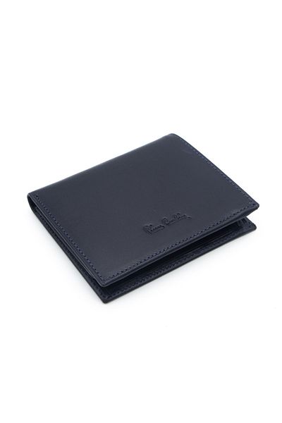 Pierre Cardin Navy Blue Leather Men's Wallet 2016