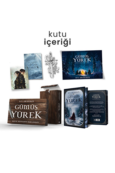 Ephesus Yayınları Gümüş Yürek 1 ( Ciltli / Hediyeli Özel Kutulu ) / D. N. Arc...
