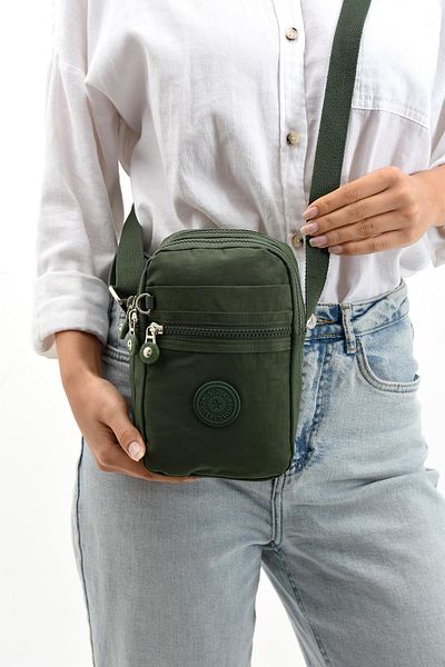 571 Collections Çanta Ρυθμιζόμενη τσάντα ώμου Green Cross - Θήκη τηλεφώνου (Μοντέλο: 571-12-10A)